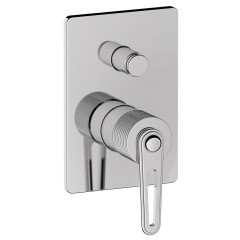 BEBÉ podomítková sprchová baterie, 2 výstupy, chrom (BB042)