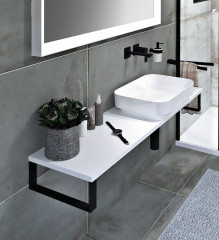 PLATO deska Rockstone 2500x24x360mm, bílá mat (PL256-0101)