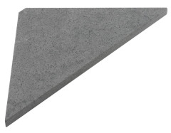 ABELINE rohová police rockstone 200x200mm, concrete (AE200-4033)