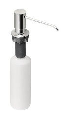 Zápustný dávkovač mýdla, prodloužená hubice, kulatý, chrom (SP023L)