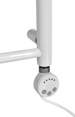 Topná tyč s termostatem, 400 W, bílá mat (TMG301)