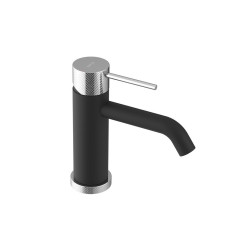 ULTRASAN stojánková umyvadlová baterie, černá mat/chrom (UT002VBC)