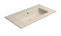 PURA keramické umyvadlo Slim 82x46cm, bez otvoru, creta mat (8885008)