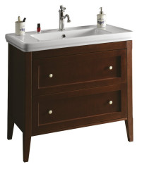 CROSS umyvadlová skříňka 85x81x47cm, 2x zásuvka, buk (CR391)