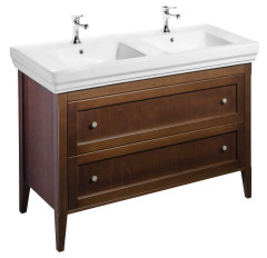 CROSS umyvadlová skříňka 116x77,5x49,5cm, 2x zásuvka, buk (CR325)