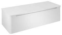 KERALA umyvadlová skříňka 120x35x47,5cm, 1x zásuvka, bílá lesk (KR120-3030)