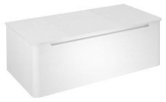 KERALA umyvadlová skříňka 100x35x47,5cm, 1x zásuvka, bílá lesk (KR100-3030)