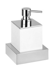 X-STEEL dávkovač mýdla na postavení 200ml, bílá mat (XS104W)