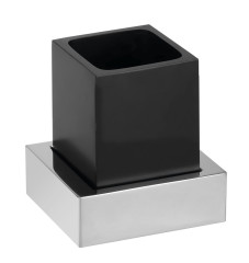 X-STEEL sklenka na postavení, černá mat (XS105B)