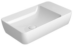 MODO keramické umyvadlo na desku 60x35cm, bez otvoru, bílá ExtraGlaze (9883011)