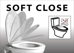 MODO WC sedátko, Soft Close, Quick Release, creta mat (MS84C08)