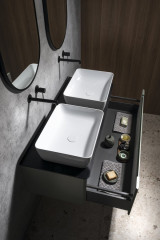 KERALA umyvadlová skříňka 120x35x47,5cm, 1x zásuvka, verde (KR120-4444) (3)