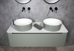 KERALA umyvadlová skříňka 120x35x47,5cm, 1x zásuvka, verde (KR120-4444) (7)