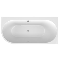 ASTRA R MONOLITH asymetrická vana 160x75x60cm, bílá/verde (34611M.44) (6)