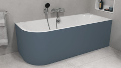 VIVA R MONOLITH asymetrická vana 180x75x60cm, bílá/siena (72129M.42) (5)