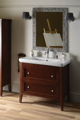 CROSS umyvadlová skříňka 85x81x47cm, 2x zásuvka, buk (CR391) (3)