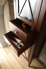 CROSS skříňka vysoká 49x170x39cm, pravá, buk (CR313) (10)