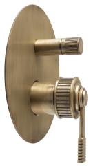 VERSI podomítková sprchová baterie, 2 výstupy, bronz (RV042/18) (3)