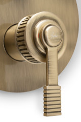 VERSI podomítková sprchová baterie, 2 výstupy, bronz (RV042/18) (4)