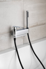 MIXONA nástěnná vanová baterie s ruční sprchou, otočné ramínko, chrom (MG110) (4)