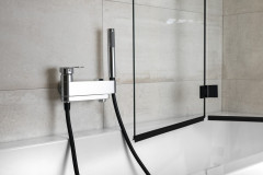 MIXONA nástěnná vanová baterie s ruční sprchou, otočné ramínko, chrom (MG110) (5)