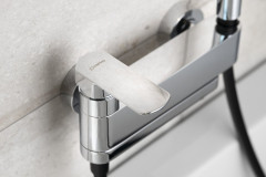 MIXONA nástěnná vanová baterie s ruční sprchou, otočné ramínko, chrom (MG110) (6)