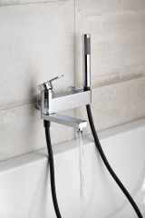 MIXONA nástěnná vanová baterie s ruční sprchou, otočné ramínko, chrom (MG110) (7)