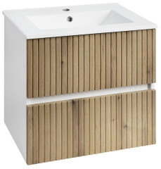 PANEDA STRIP umyvadlová skříňka 59,5x55x45,2cm, dub emporio (PN360)