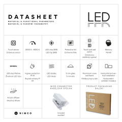 LED zrcadlo 1200x700 s dotykovým senzorem (ZP 13006V)