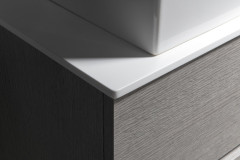 Deska Rockstone 150,7x1,2x48,8cm, bílá mat (WR007-0101) (4)