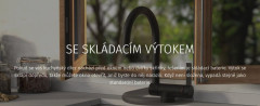 TRES dřezová jednopáková baterie sklopná