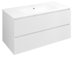 EZARA umyvadlová skříňka 99,8x52x46cm, bílá lesk (EZ101-3030)
