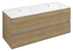 EZARA dvojumyvadlová skříňka 120x55x46cm, dub cuneo (EZ121-2525)