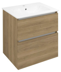 EZARA umyvadlová skříňka 59,2x64x46cm, dub cuneo (EZ601-2525)