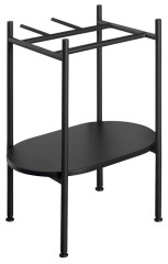 PUNO podstavec pod umyvadlo 400x820x360mm, černá (SKA570-2)