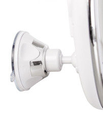 Kosmetické zrcátko s LED osvětlením FLEXY LIGHT  s kloubovým přísavným držákem, bílé  ( 5819114886 ) (13)