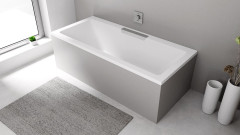 CASCATA obdélníková vana 185x85x45cm, kaskáda nerez (73836.100) (5)