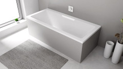 CASCATA obdélníková vana 185x85x45cm, kaskáda bílá (73836.101) (5)