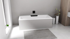 CASCATA obdélníková vana 185x85x45cm, kaskáda černá (73836.102) (4)