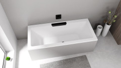 CASCATA obdélníková vana 185x85x45cm, kaskáda černá (73836.102) (6)
