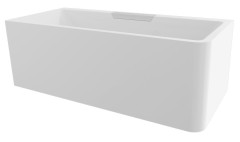 CASCATA L MONOLITH obdélníková vana 180x80x60cm, kaskáda nerez (7)