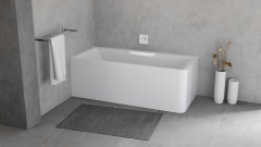 CASCATA L MONOLITH obdélníková vana 180x80x60cm, kaskáda bílá (73836ML.101) (3)