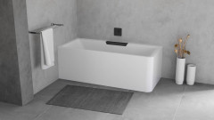 CASCATA L MONOLITH obdélníková vana 180x80x60cm, kaskáda černá (73836ML.102) (3)