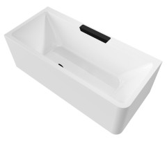 CASCATA L MONOLITH obdélníková vana 180x80x60cm, kaskáda černá (73836ML.102) (6)