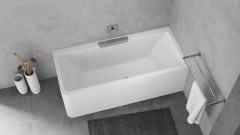 CASCATA R MONOLITH obdélníková vana 180x80x60cm, kaskáda nerez (73836MR.100) (7)