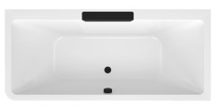CASCATA R MONOLITH obdélníková vana 180x80x60cm, kaskáda černá (73836MR.102) (4)