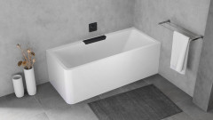 CASCATA R MONOLITH obdélníková vana 180x80x60cm, kaskáda černá (73836MR.102) (6)