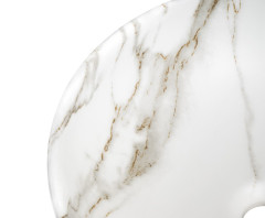 RONDANE keramické umyvadlo na desku Ø 41cm, bianco carrara (AR435BC) (4)