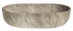 CALEO keramické umyvadlo na desku, 60x42cm, breccia mramor (CA590BM) (3)