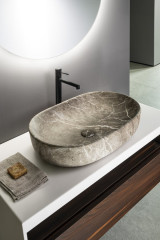 CALEO keramické umyvadlo na desku, 60x42cm, breccia mramor (CA590BM) (5)